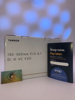 Tamron 150-500mm f5-6.7 for Sony E Mount