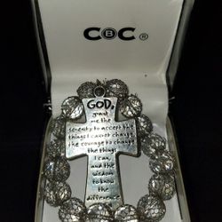 CBC Jeweler Stainless Silver Holy Cross