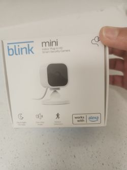 Blink Mini Indoor Smart Security Camera – HD Plug-In