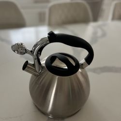 Polder Stainless Steel Whistling Kettles with Induction Ready, Fast Heating, 3-Ply Encapsulation (2.6-Quart Gumdrop)