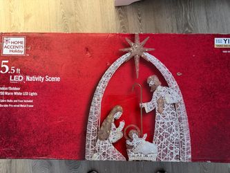 5.5FT LED Nativity Scene