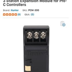 Hunter PCM 300 3 Station Expansion New 