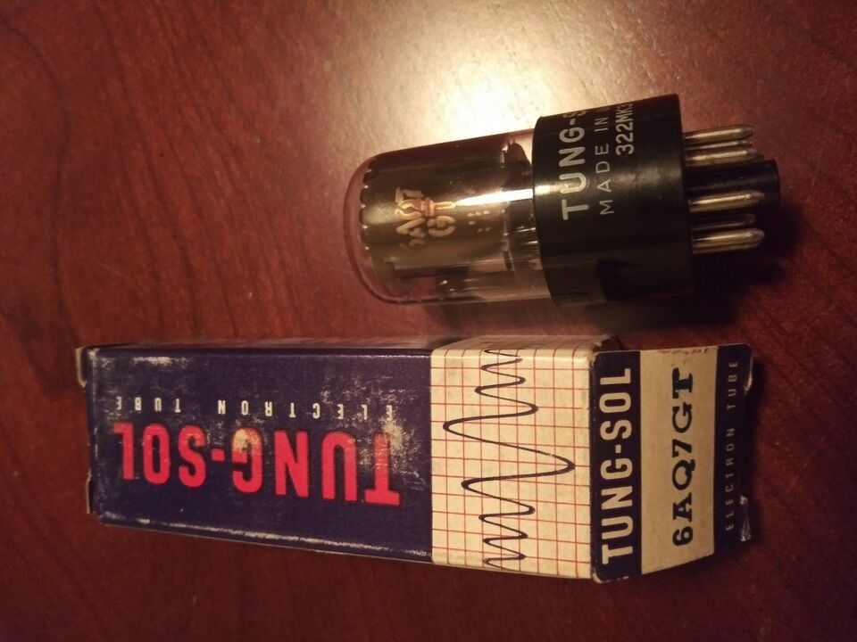 TUNGSOL 6AQ7GT Audio Electronic Vintage Radio TV Valve HAM Vacuum NOS Tubes