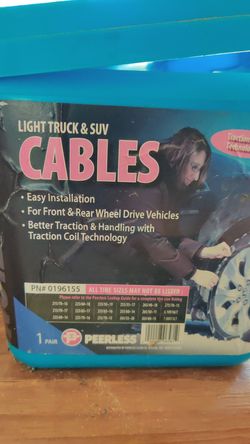 Peerless truck suv snow cables