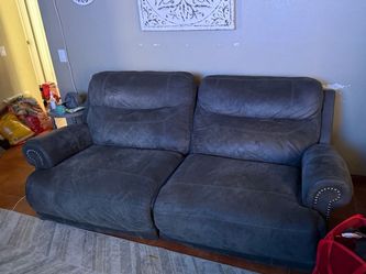 3 piece reclining couches, living room, furniture