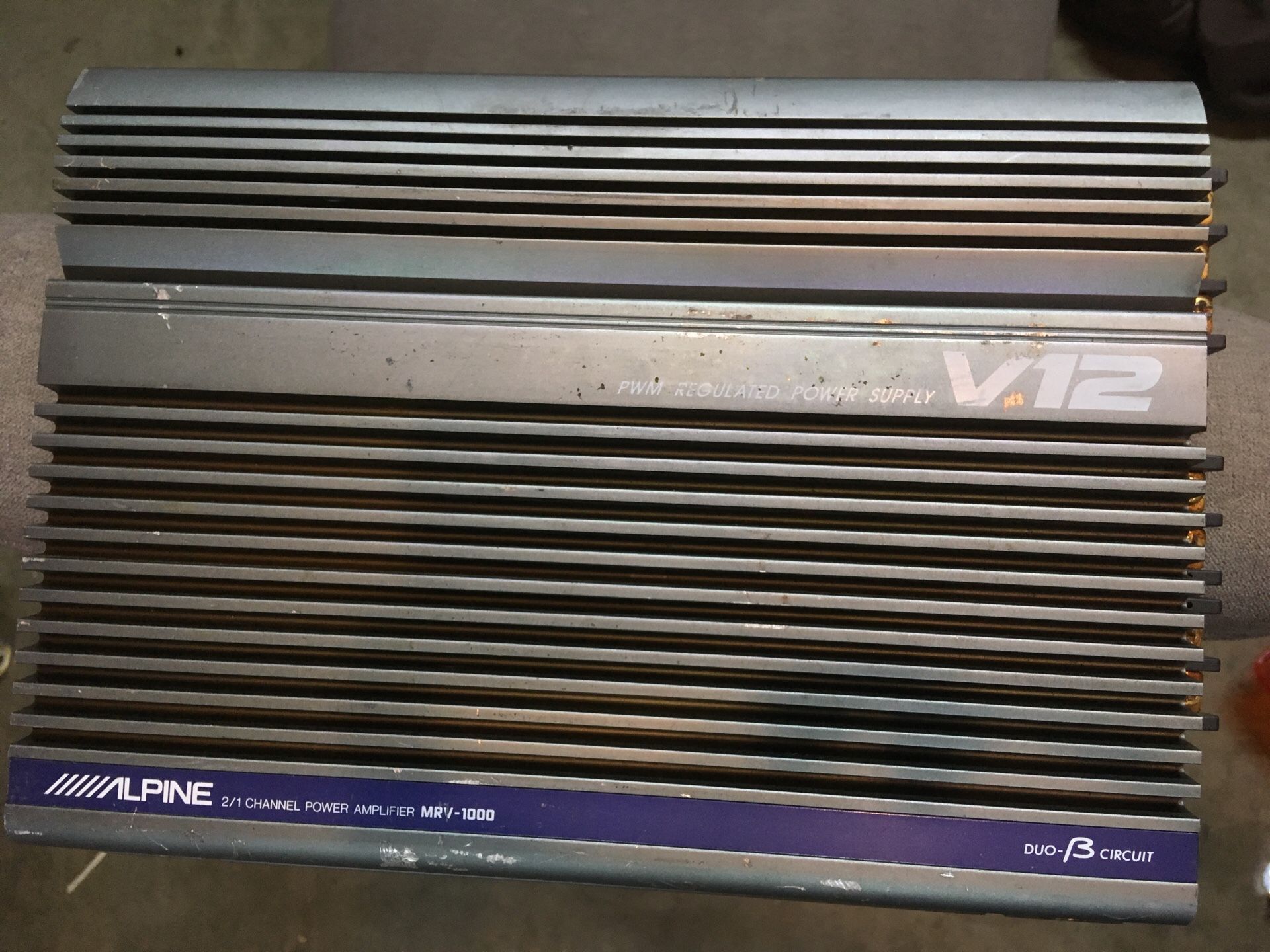 Alpine MRV1000 power amplifier 2 channels for Sale in Hemet, CA OfferUp
