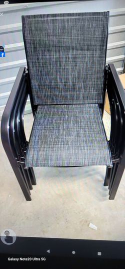6 Brand New Patio Chairs