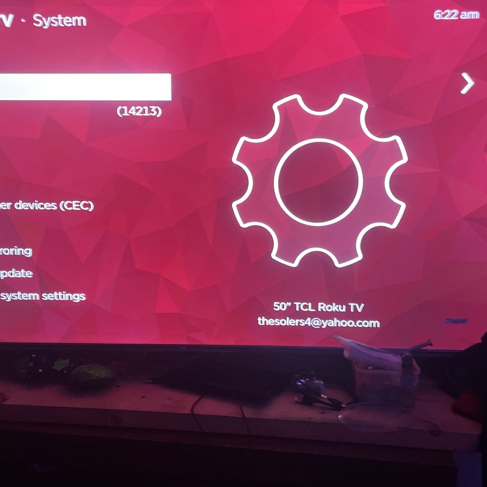 50 inch TCL Roku TV 4K