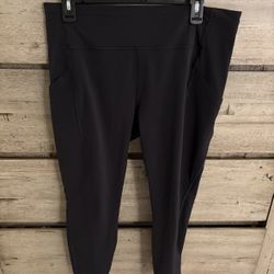 Women’s Lululemon Black Size 14 Leggings & Bag