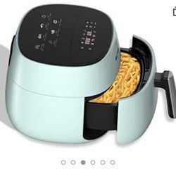 Elpis Ceramic Air Fryer 1400-Watt 4.3-QT 8-in-1 LED Digital Touchscreen