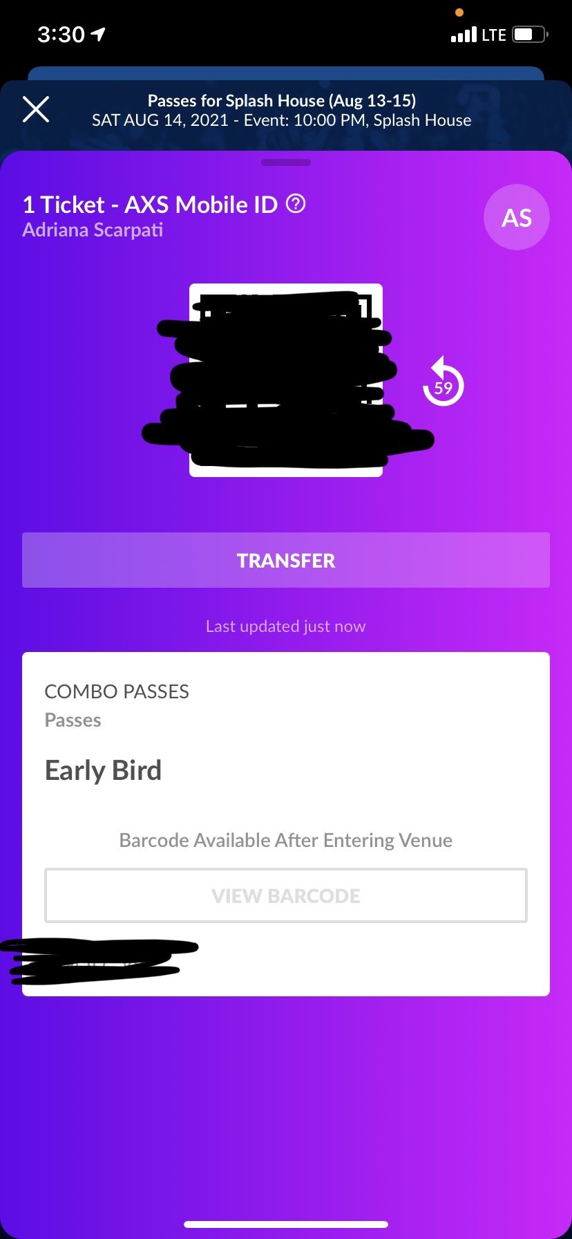 All Access Splash House Ticket