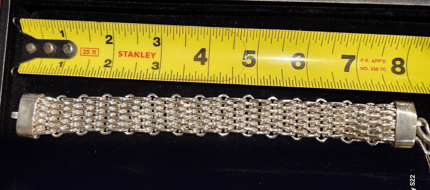 .925 Silver Bracelet 8 Inch Long 116 Grams. $299.00