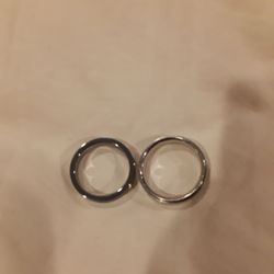 Sterling Silver rings.