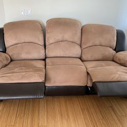 Recliner 3 Seat Couch