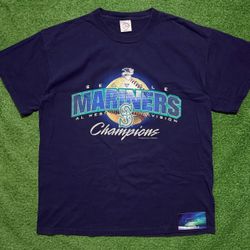 Vintage Seattle Mariners Shirt Large Great Condition