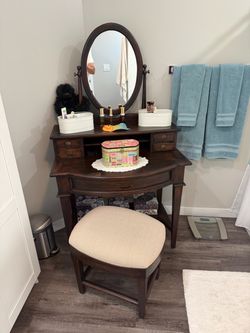 Dining table and vanity