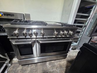 48" GE MONOGRAM DUAL FUEL RANGE STAINLESS STEEL