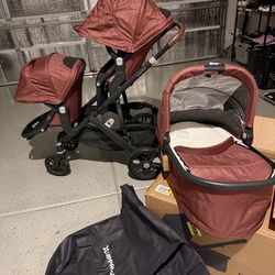 UPPAbaby Vista V2 Luxury Stroller System – Like New, Twin Setup