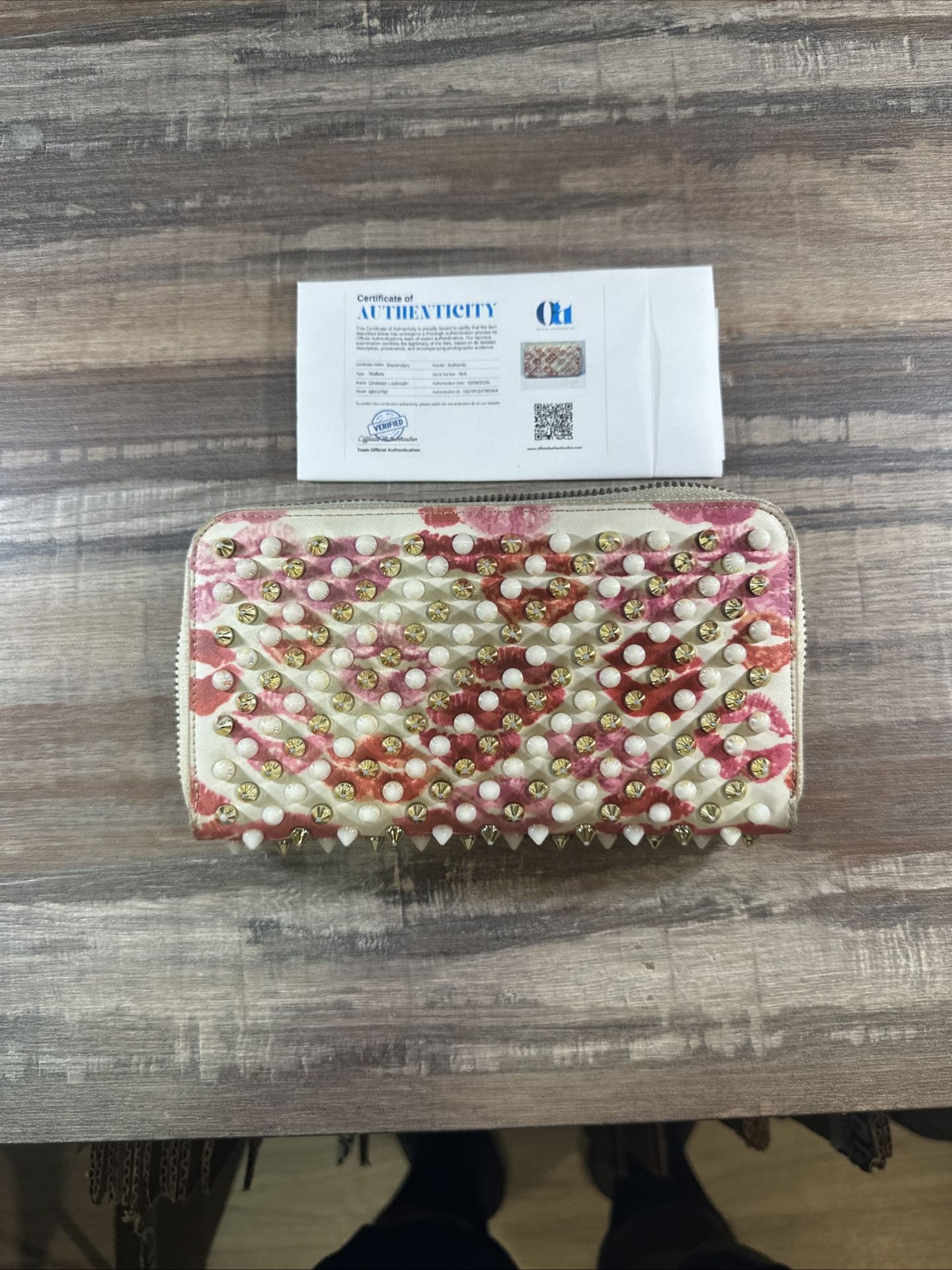 Christian Louboutin Women's Spiked Wallet