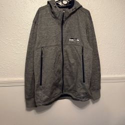 Seahawks Football Thick Zip Down Size XXL