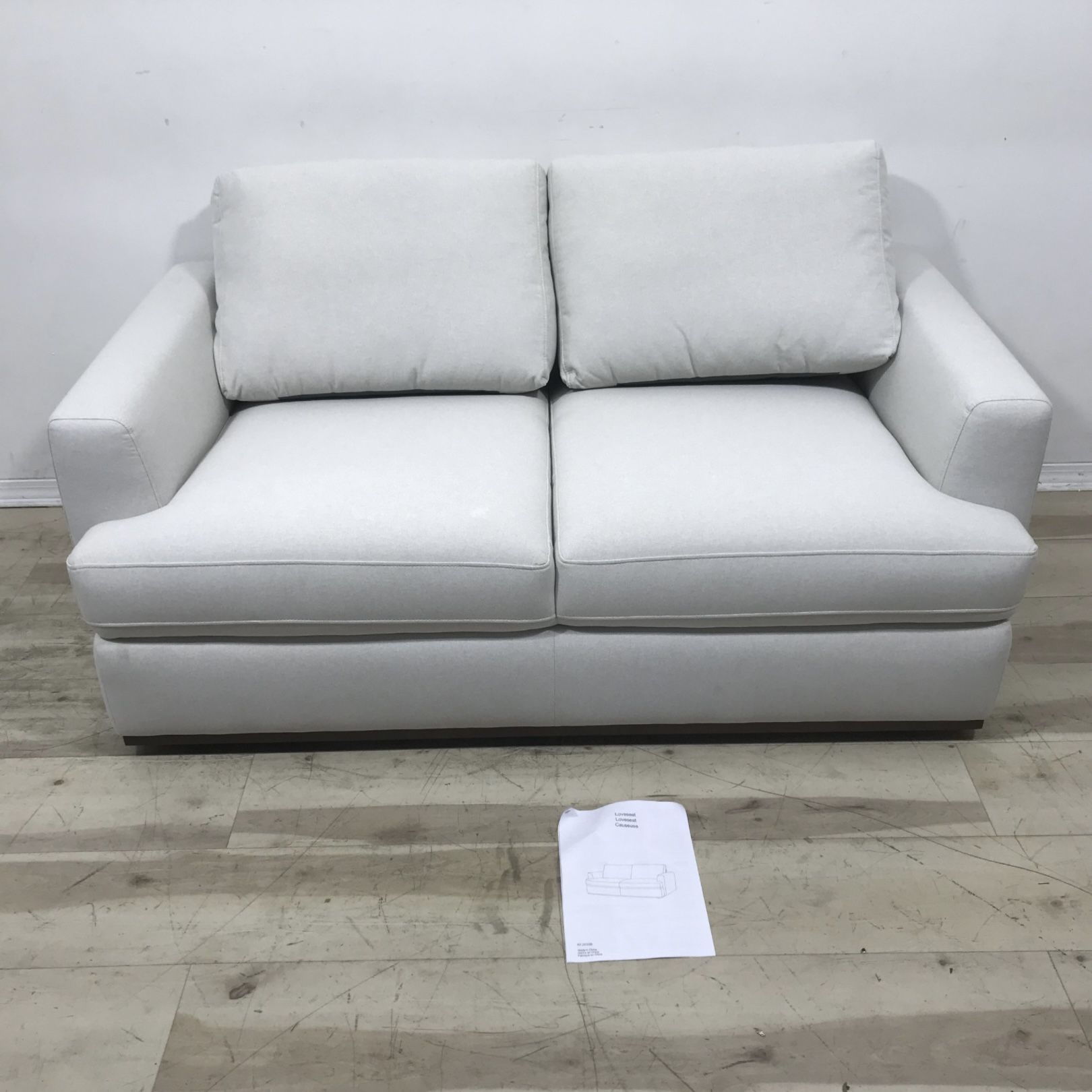Amazon Rivet Modern Loveseat Sofa with Underseat Storage
