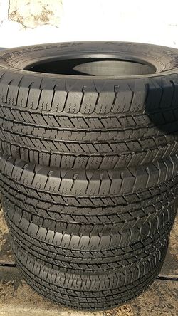 Four matching Goodyear tires for sale 265/65/18