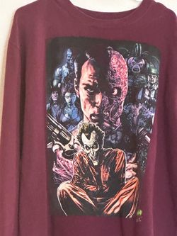 BAIT DC Villains Graphic Long Sleeve Sweater 2XL