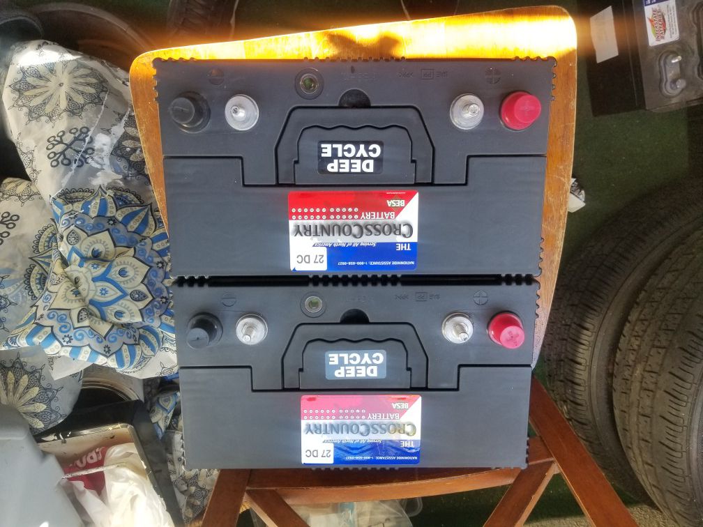 Group size 27 Deep CYCLE Marine/Rv batteries