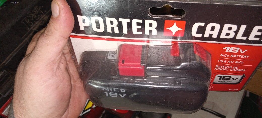 Sealed Factory Porter Cable 18 Volt Replacement Battery