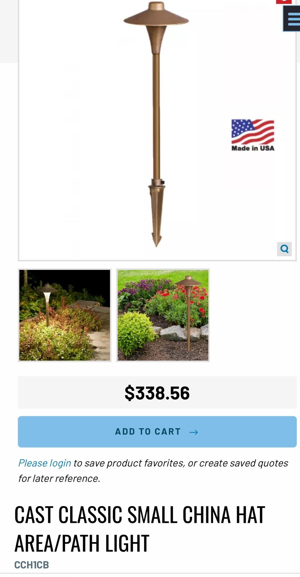 CHINA HAT landscape Lighting
