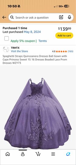 Prom , Formal, Quinceañera dress