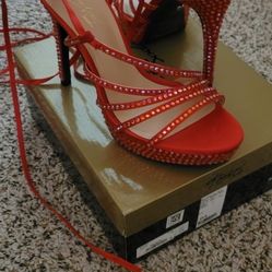 Red Bling Heel