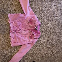 Girl Pink Jean Jacket