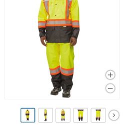 High Vis Construction Outdoor Suit Jacket Bottoms XL