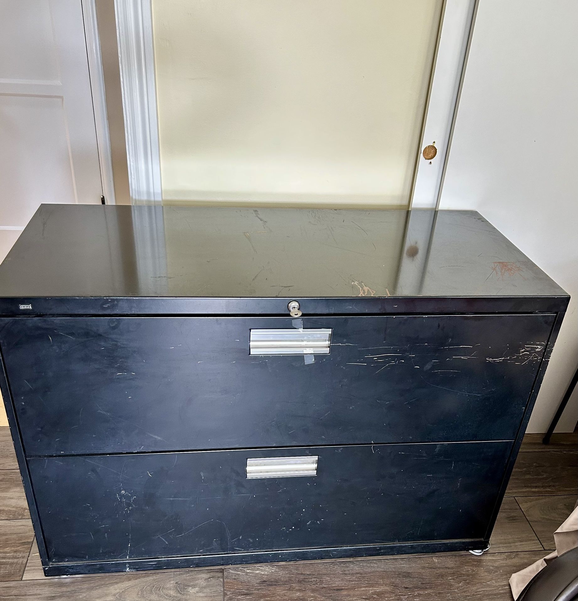 2 Drawer Large File Cabinet