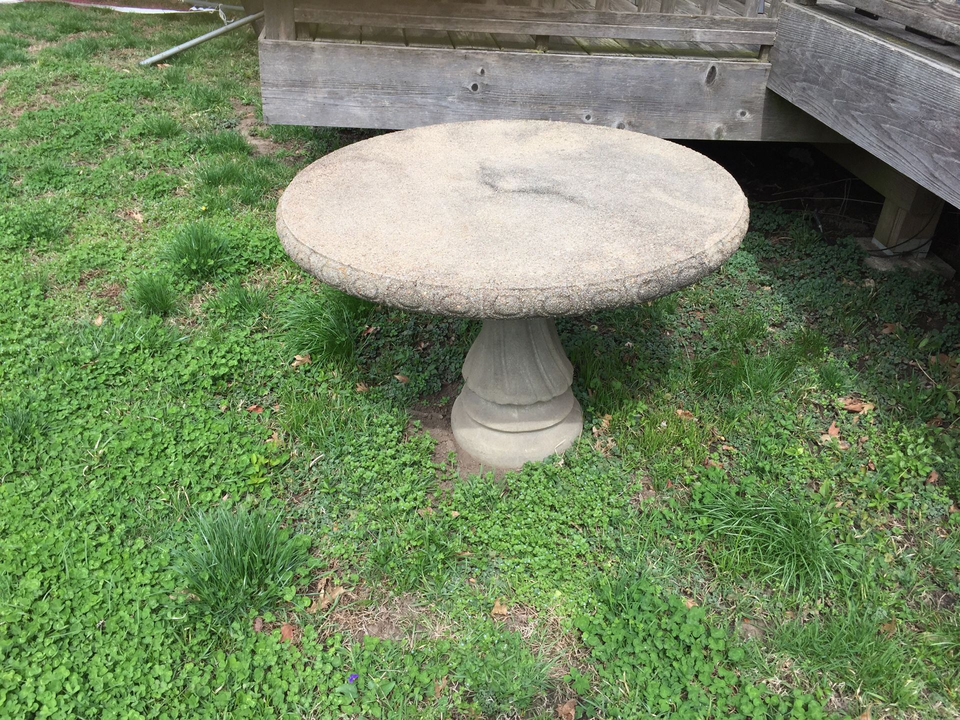 Concrete Table