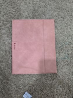Antbox iPad Pro 13 Inch Case M5 2025, M4 2024. Pencil Holder. PU Leather. Pink