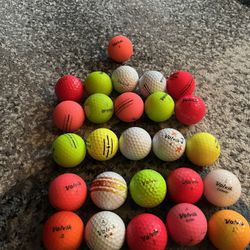 98 Used Pinnacle, Maxfli, Volvik, and Noodle Golf Balls 