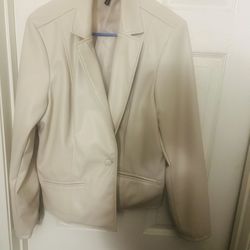 Baccini Faux Leather Jacket