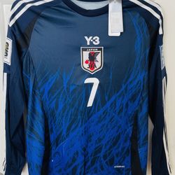 Adidas Y-3 Japan National Football Soccer Team Fan Ver. Home Jersey M #7 MITOMA