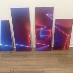 Multiple Art Canvases 