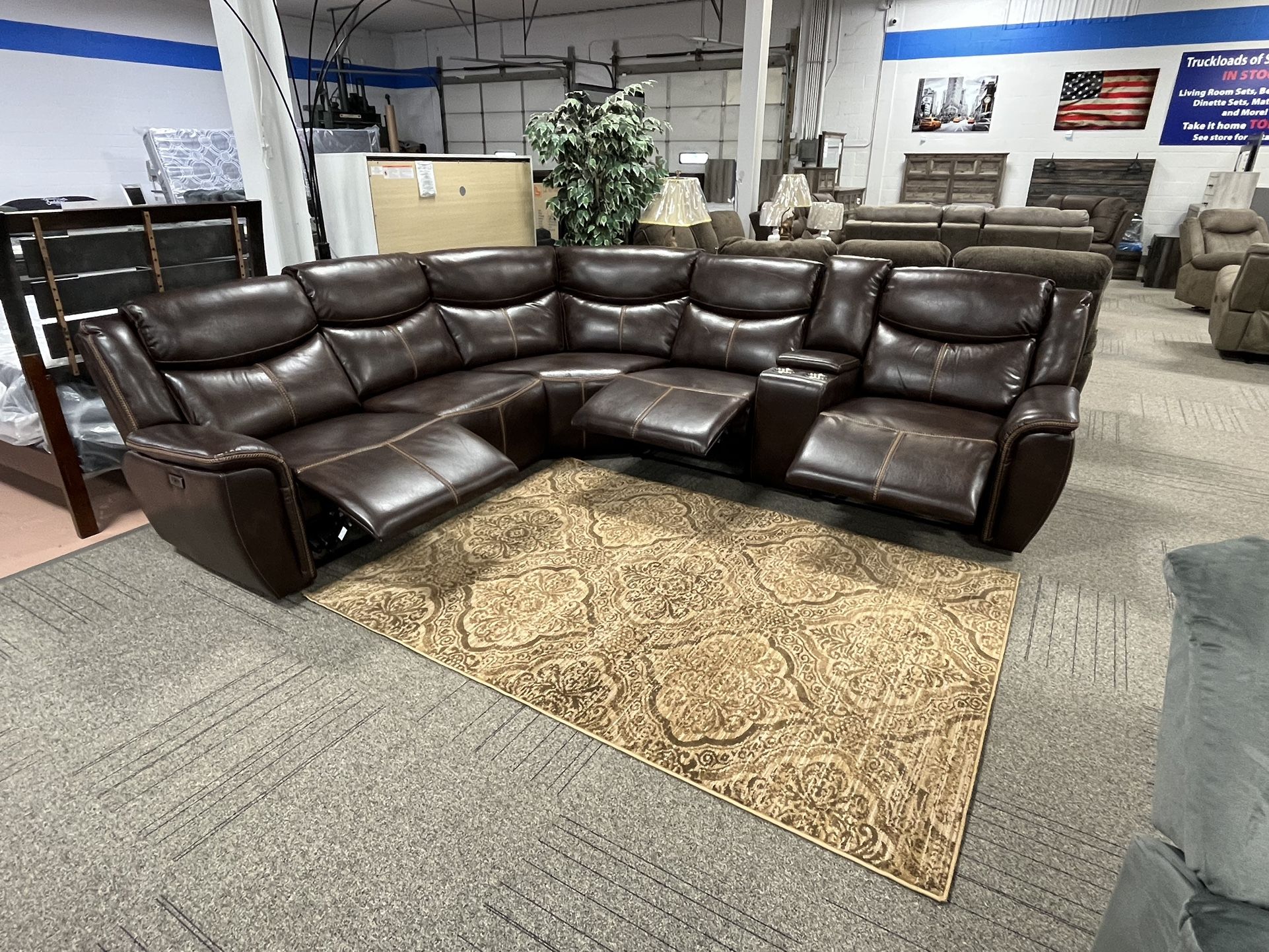 New Arrival! Power Reclining Sectional!
