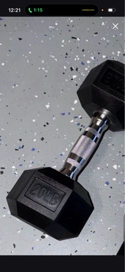 1 Left! $40 20 lb Dumbbells