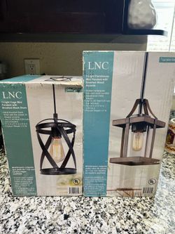 2 lámparas colgantes