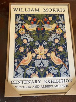 New BP Home Textile Embroidery Woven Wall Art William Morris