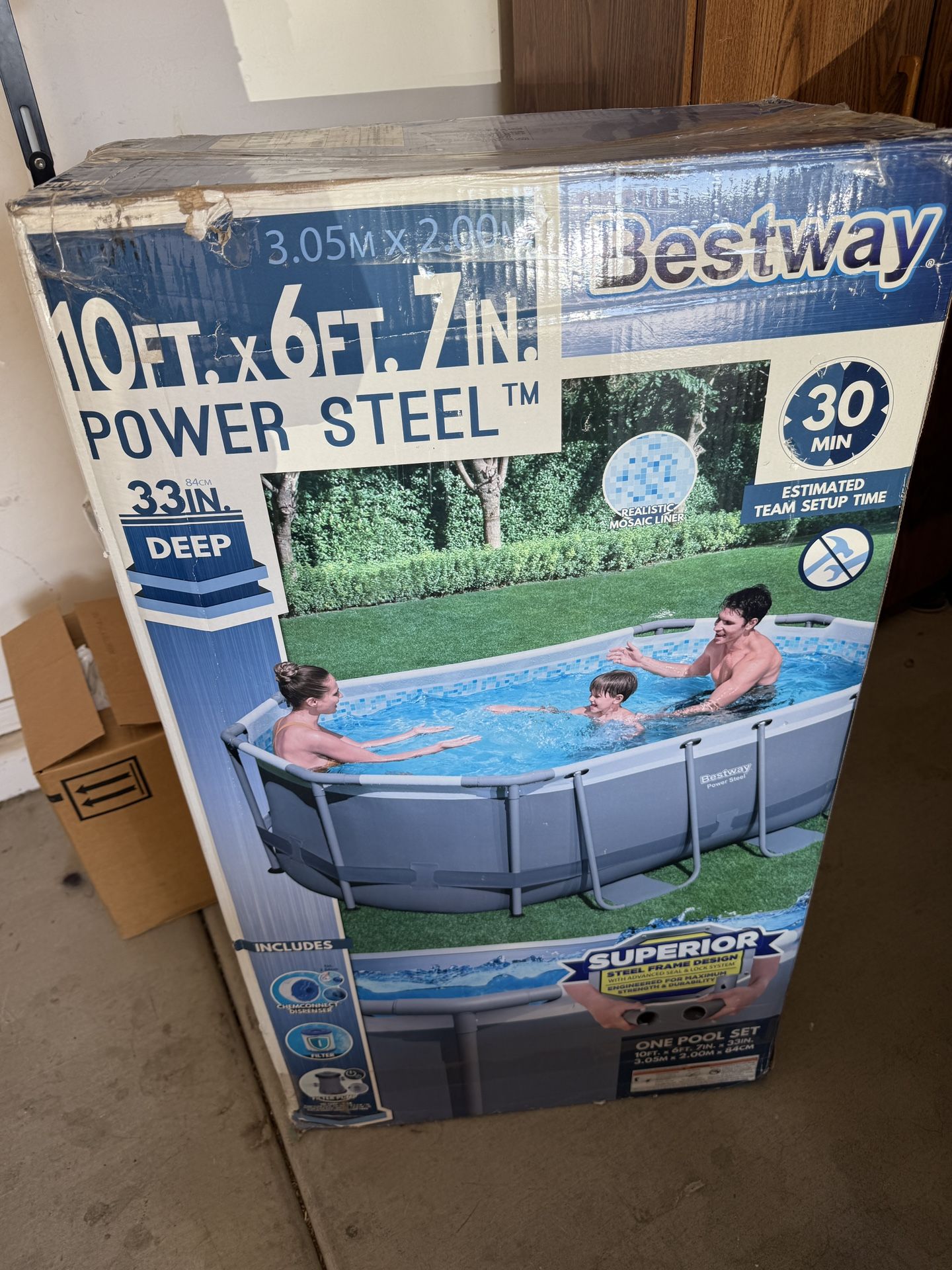 Bestway 10’ X 6’. 7” Above Ground Pool