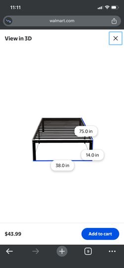 3 twin Iron bed frame s