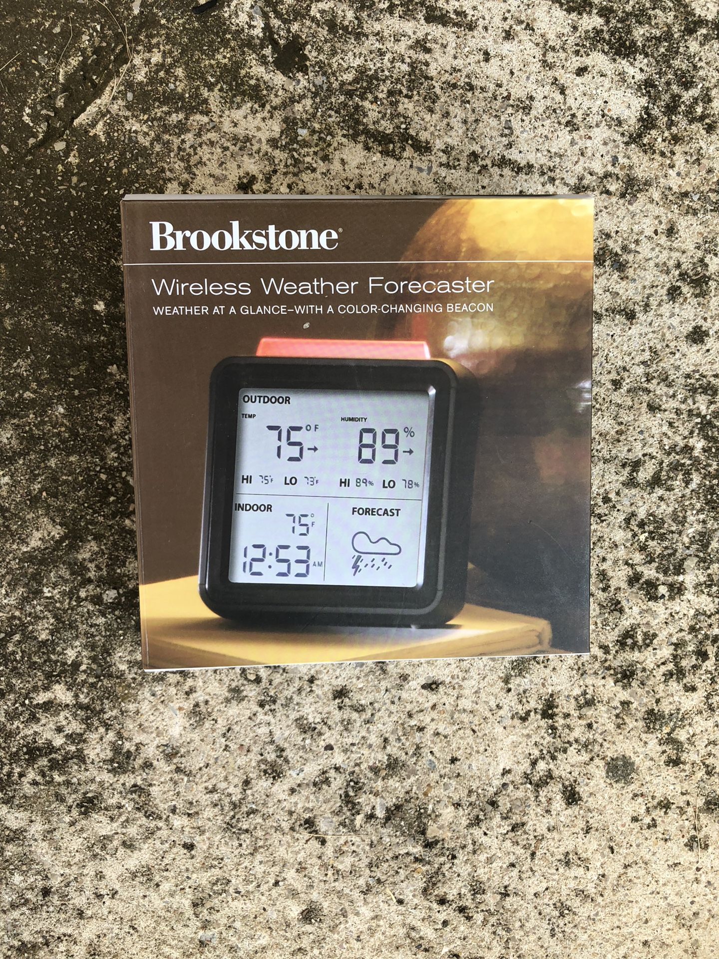 Brookstone wireless weather forecaster