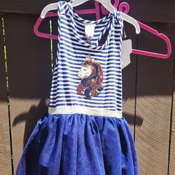 New Cynthia Rowley New York  Girl Dress 4th Of July 