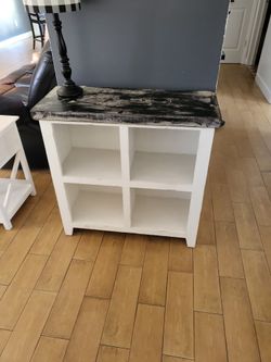 White Accent Stand